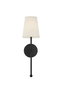 Opviq Brice - 8875-2P Negro y Crema